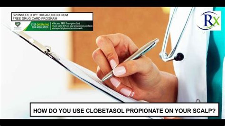 Can you put clobetasol on your scalp