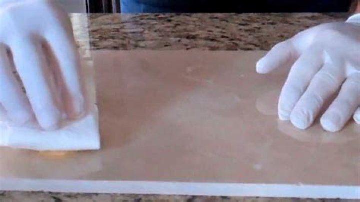 How do you remove acid etch marks from marble