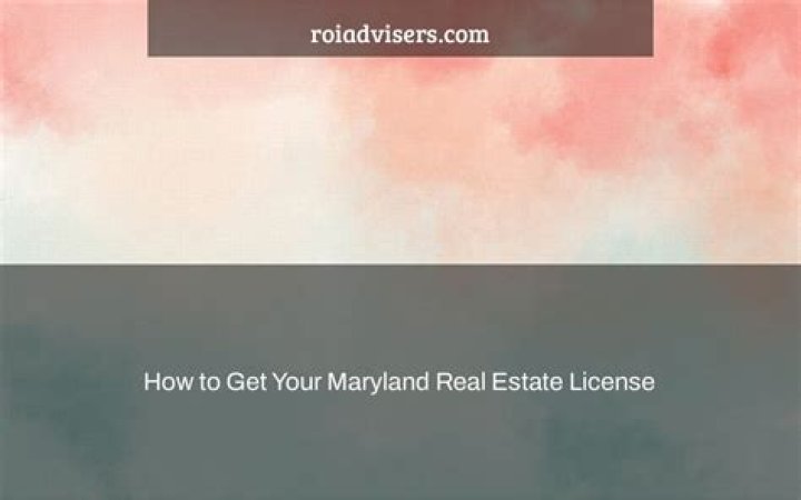 How often do you have to renew your real estate license in Maryland