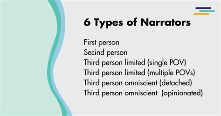 What are the different types of narrators