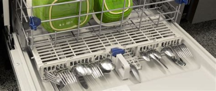 What dishwasher has silverware in door