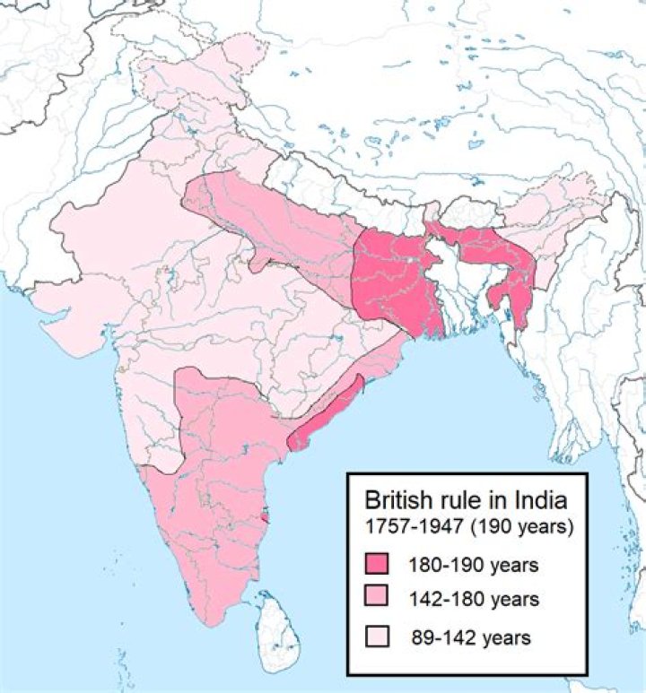 What is a lasting effect of British colonial rule in India