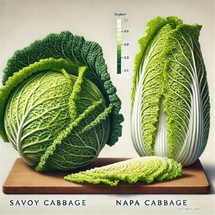 Whats the difference between Savoy cabbage and napa cabbage